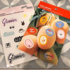 Glossier stickers